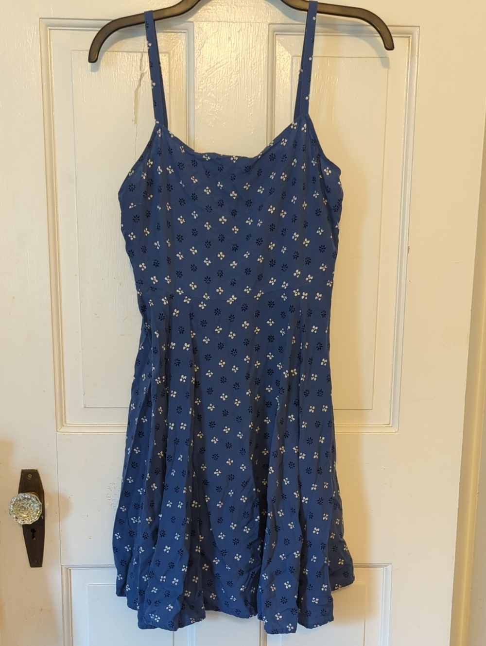 BOGO 💚 GAP Blue Mini Dress with White Floral Print